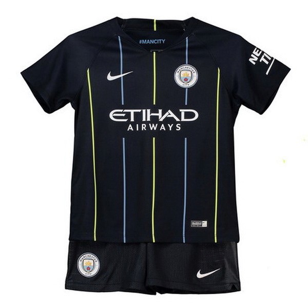 Camiseta Manchester City Segunda equipo Niños 2018-19 Azul